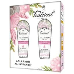 Pack Aclarador Facial Concha Nacar 75 ML x2