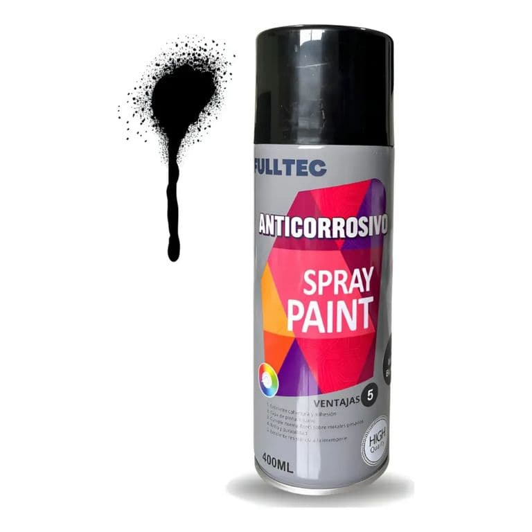 Spray Anticorrosivo Y Antioxidante 400ml Proteccion Negro