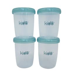 SET DE 4 VASOS DE ALMACENAMIENTO TODDLER 180 ML