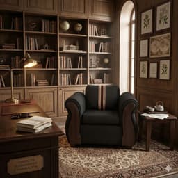 SILLON 1 CUERPO MONTANA Negro
