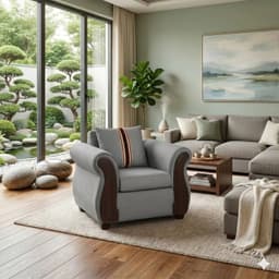 SILLON 1 CUERPO MONTANA Gris claro
