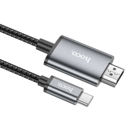 Cable transmisor TV USB-C a HDMI UA27 Negro