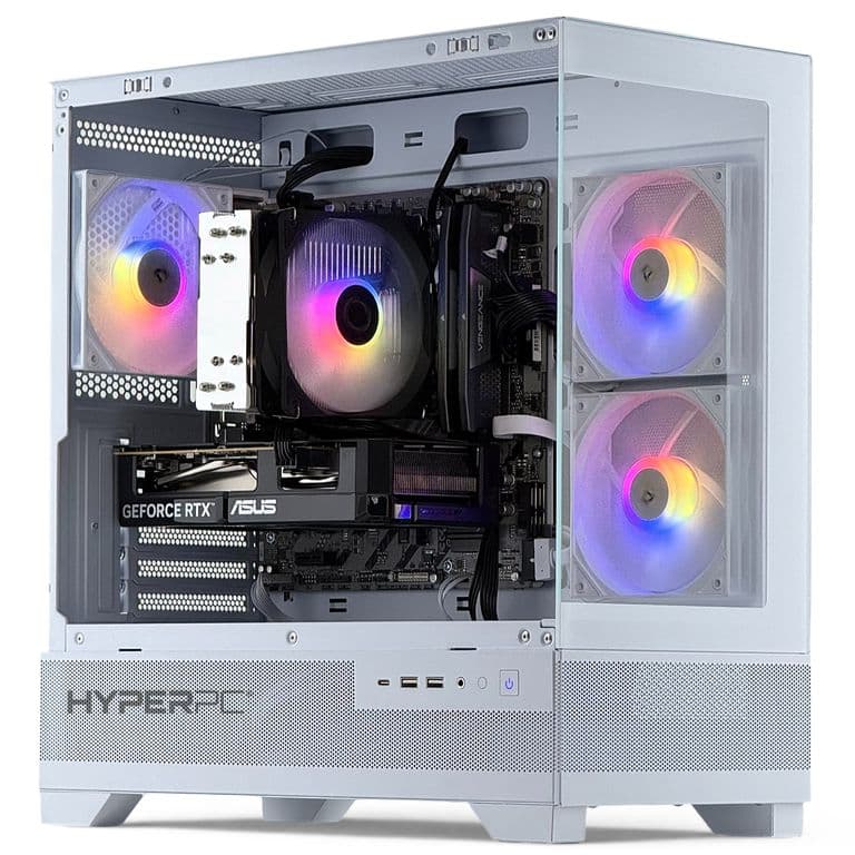 PC GAMER Blanco INTEL CORE Ultra 5 245KF 16Gb 1Tb RTX 3050 WiFi