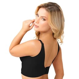 Sosten Ama Espalda Tipo Chaleco Refuerzo bajo el brazo Negro Negro 34B