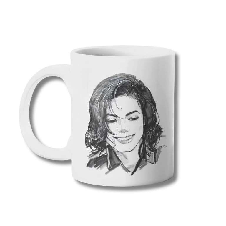 Tazon Michael Jackson Smile Taza Sublimada 325ml