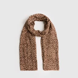 Estola Animal Print Street Beige TALLA UNICA