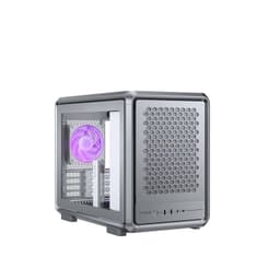 Gabinete MasterFrame 400 Mesh, Diseno Freeform 2.0, m-ATX, Mini-ITX, Blanco