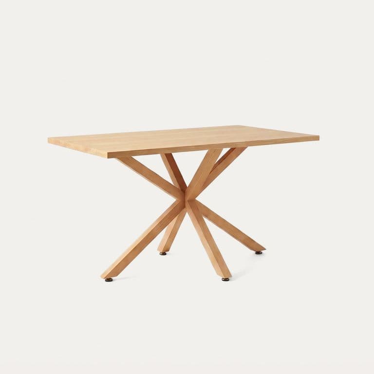 Mesa Comedor Argo Rectangular 140cm Natural Madera clara