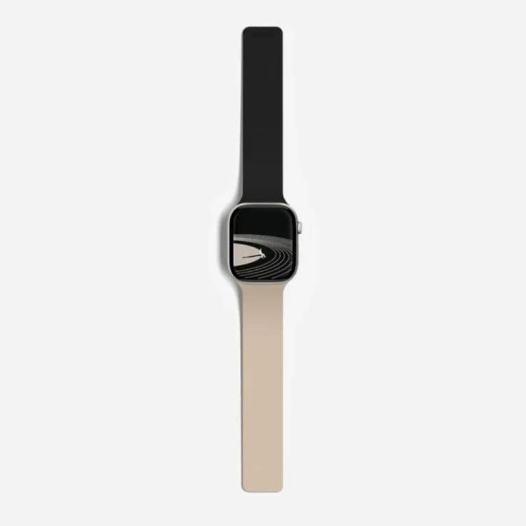 Correa Snap Duo para Apple Watch 38 40 41 42mm Negro Blanco