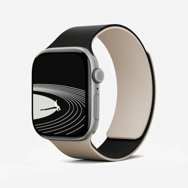 Correa Snap Duo para Apple Watch 44 45 46 49 mm Negro Blanco