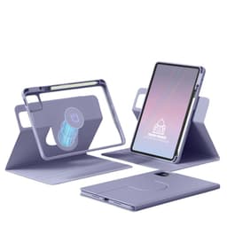 Funda Libro Rotativa 360 Para iPad Air 13 M2-M3 / 12.9 2019..22 - Morado Oscuro