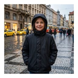 Chaqueta Termica Softshell para Ninos Impermeable y Cortavientos Negro 6