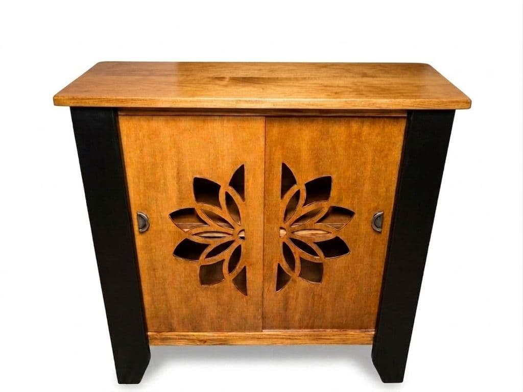 ARRIMO DE MADERA PUERTA CORREDIZAS LARGAS CAFE NEGRO