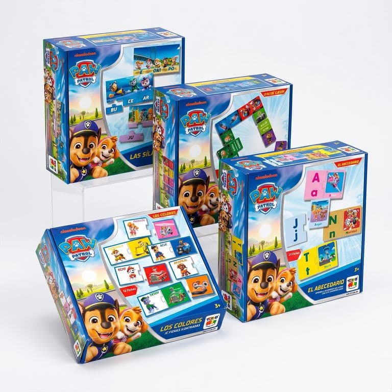 Pack x4 Juegos Educativos Coleccion Completa