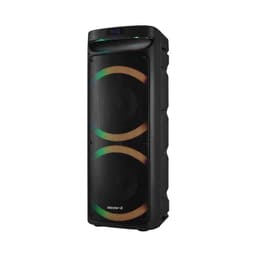 Parlante Blueooth Karaoke MG Phantom 8 Pulgadas x2 60W TWS Radio Bateria Recargable Master-G Negro