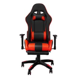 Silla Gamer Gc181 Reclinable 180 Apoya Pies y Brazos Roja Rojo
