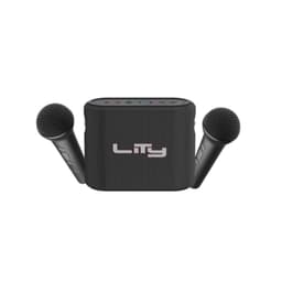 Parlante Bluetooth Karaoke 80W con 2 Microfonos Negro B15P Negro