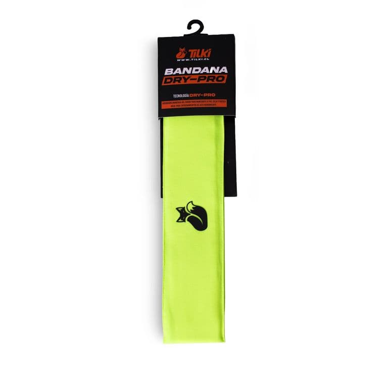 Bandana Dry Pro Lehinde Amarillo FluorNegro Tenis Padel