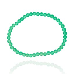 Pulsera Jade 4mm Elasticada Jade TALLA UNICA