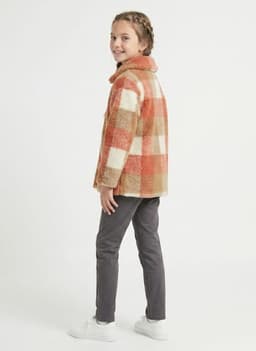 Poleron Chiporro Nina Jacket Polar Oversize Aesthetic Coral 6