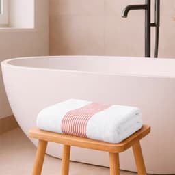 Toalla de Bano Cuerpo MAV Home 100% algodon suave 76x137cm rojo