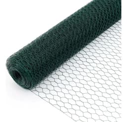 Malla Hexagonal Plastificada 1 Pulgada. 80cm Alto 3mt Largo