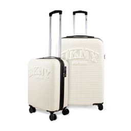 Pack 2 Maletas Donna Karan Hot Town S 10k + L 23k blanca Blanco L