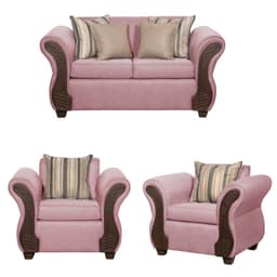 JUEGO DE LIVING 2-1-1 MARSELLA Rosa palo