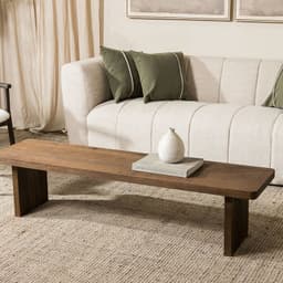 Mesa de Centro Brisa Rectangular Natural Amoble