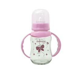 Mamadera de Vidrio 130ml Rosado
