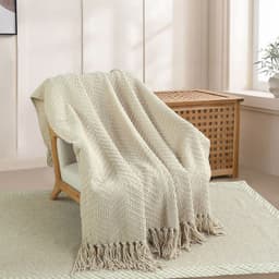 MANTA ESPIGA S 125X150 BEIGE Beige 1 PLAZA