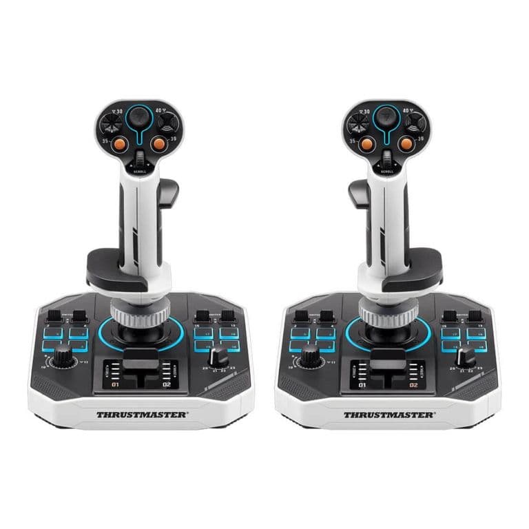 Joystick Doble SOL-R 2 HOSAS PC Negro