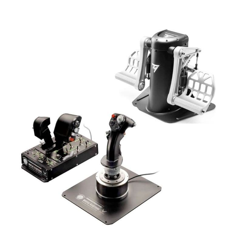 Bundle HOTAS Warthog + Pedales TPR V5 Negro