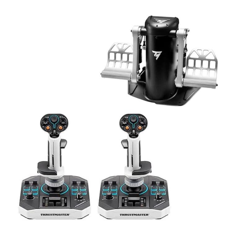 Bundle SOL-R 2 W + Pedales TPR Flight Sim Negro
