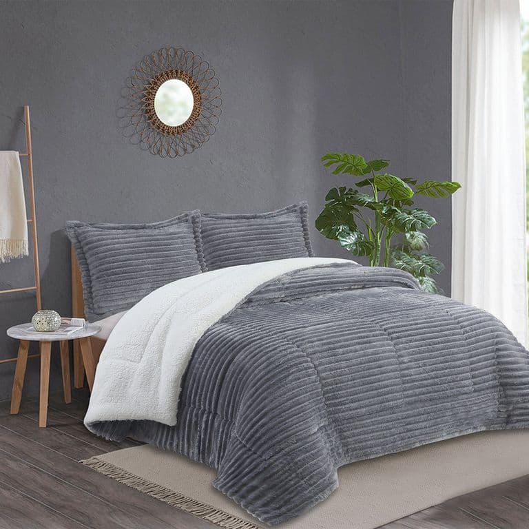 PLUMON STRIPE GRIS 2 PL Gris 2 PLAZAS