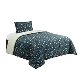 PLUMON VELVET PRINTED BOTANICO 1.5 PL Verde 1,5 PLAZAS