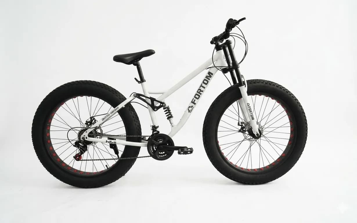 Bicicleta Fat Bike Aro 26 Blanco XL