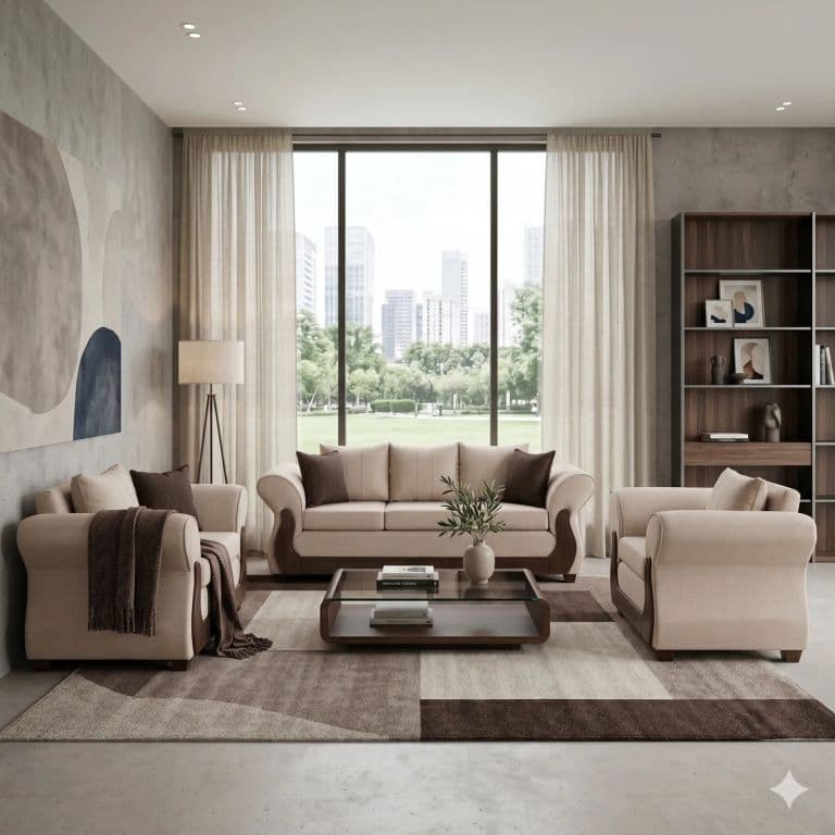 JUEGO DE LIVING 3-1-1 TOKIO Beige