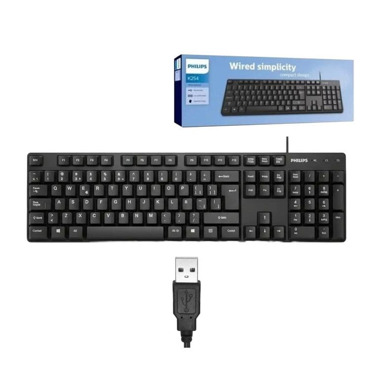 Teclado con cable USB Alambrico -