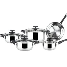 Bateria de Cocina Style 9 Piezas Acero Inoxidable