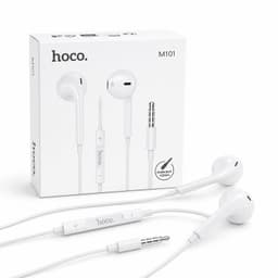 Audifonos M101 Con Cable Microfono Jack 3.5mm Blanco