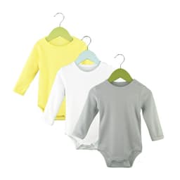 Set de 3 Bodys de Algodon para Bebe Unisex Multicolor 0 MESES