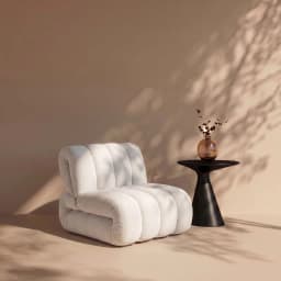 Poltrona estilo Moderno Nordica Blanca Blanco