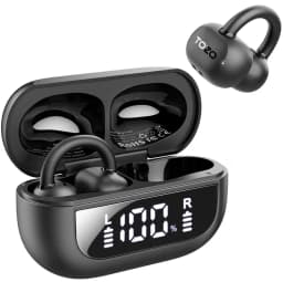 Audifonos Inalambricos Open Ear Open Rhyme TWS 40H IPX5 Bluetooth Negro
