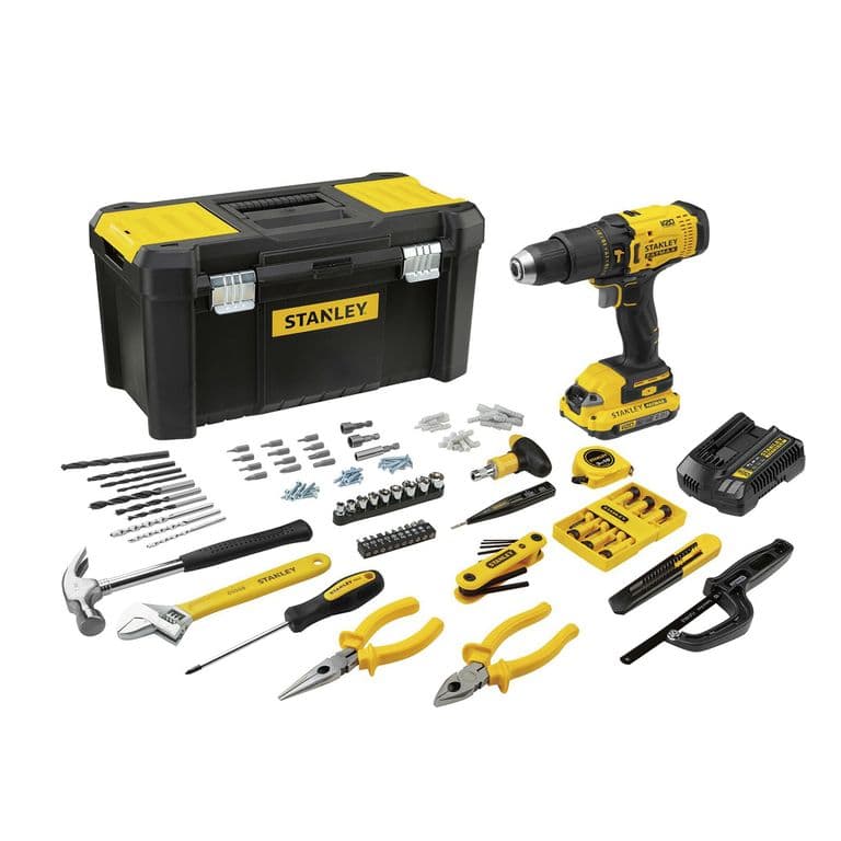 Kit taladro percutor 20V+119 accesorios SCD712D1H-B2