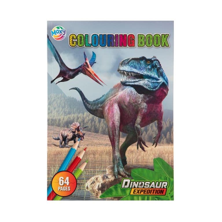 Libro para Pintar Dinosaurio con Lapices