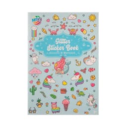 Libro de Stickers Glitter Unicornio y Sirenas
