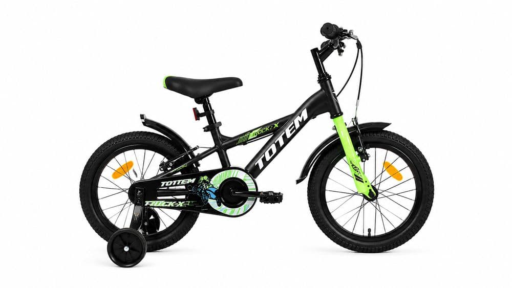 BICICLETA INFANTIL ARO 16 ROCK-X COLOR NEGRO Negro XS