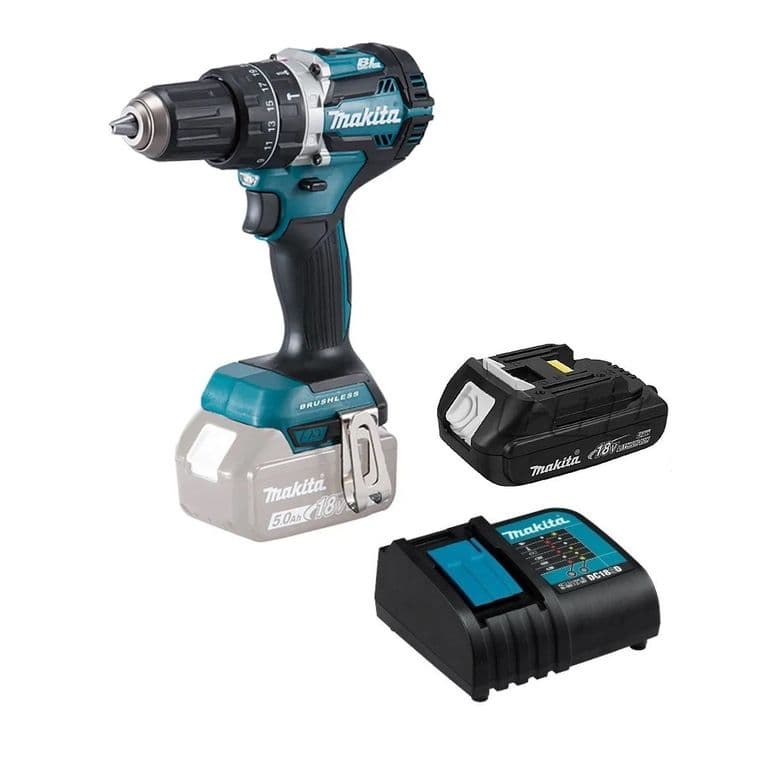 Taladro Atornillador 18v Bl 54 Nm (1.5 Ah) Ddf484