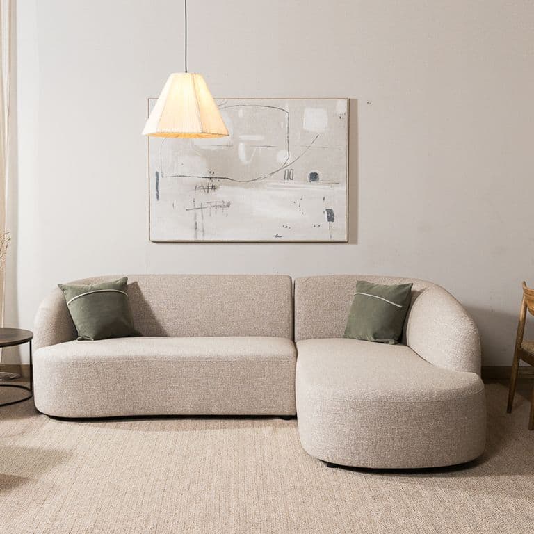 Sofa Seccional Derecho Nala Beige
